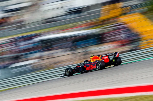 Fórmula Internacional Corridas Automóveis Circuito Durante Grande Prêmio Dos Estados — Fotografia de Stock