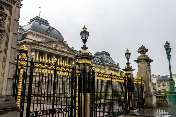 Una Panoramica Del Palace Royale Nel Centro Bruxelles Belgio — Foto Stock
