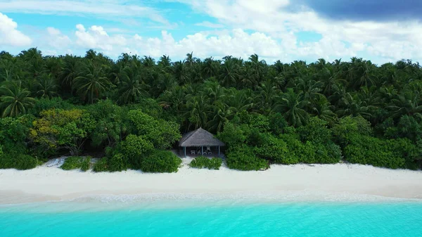 Una Playa Tropical Maldivas — Foto de Stock