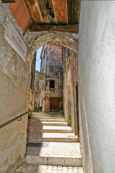 Vertical Shot Arched Stairs Bassiano Lazio Italy — Stock Photo, Image