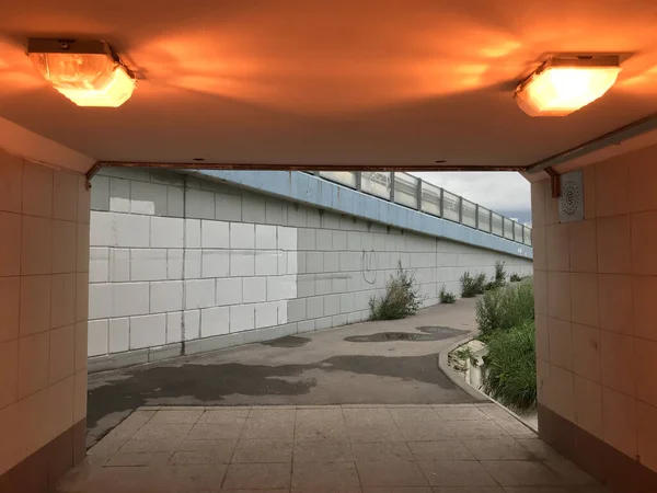 Den Miz Urbana Stadsbilden Från Tunnelbana — Stockfoto