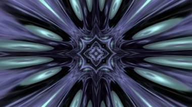 Koyu mavi simetrik sonsuz tünel arkaplanının bir çizimi.