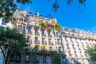 Paris, Marais 'de tipik bir bina, Fransız başkentinin merkezinde.
