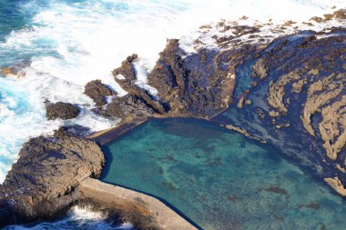 Pozo de las Calcosas Doğal Havuzları El Hierro, Kanarya Adaları, İspanya