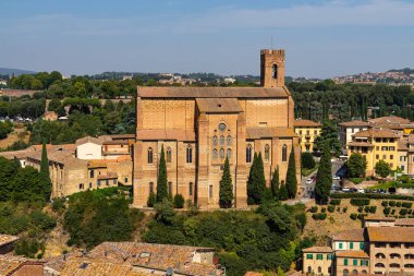 The Basilica of San Domenico in Siena, Tuscany, Italy