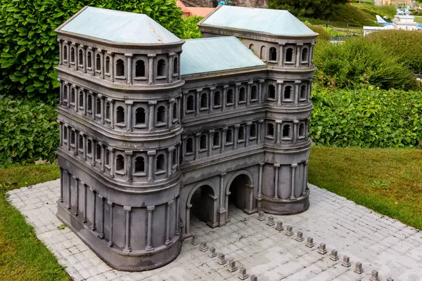 Belçika Dan Bir Avrupa Binasının Minyatürü — Stok fotoğraf