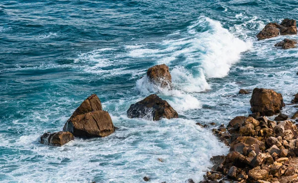 Gros Plan Mer Près Tabarka — Photo