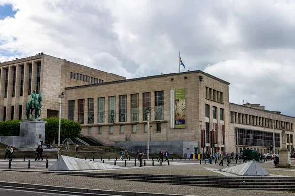 Ein Malerischer Blick Auf Den Brüsseler Hauptbahnhof Der Innenstadt Von — Stockfoto