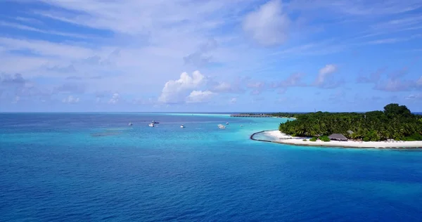 Beautiful View Maldives Sea Island — Stock Photo, Image