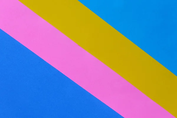 Wallpaper Blue Yellow Pink Papers — Stock Photo, Image