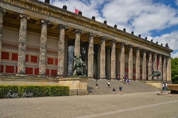 Gevel Van Een Museum Stad Berlijn Duitsland — Stockfoto