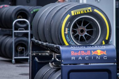 2018, Milan, İtalya: Formula 1, İtalya Grand Prix, Monza Pisti 'nde Red Bull Yarışı