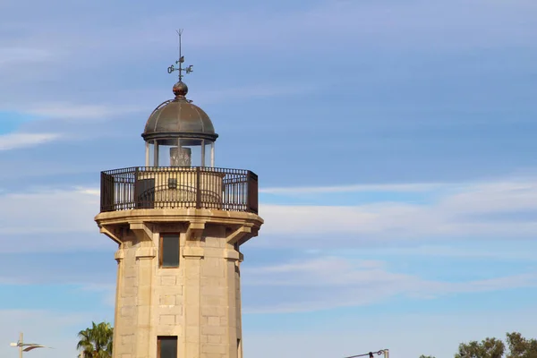 Maják Grao Castellonu Španělsko Evropa — Stock fotografie