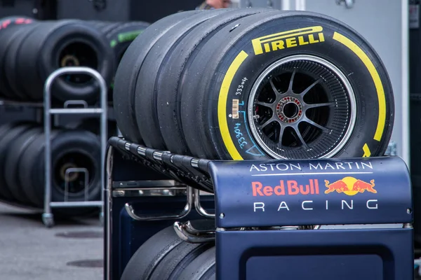 2018 Mediolan Włochy Formuła Grand Prix Włoch Wyścigi Red Bull — Zdjęcie stockowe