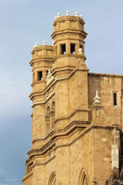 Imagem Vertical Catedral Santa Maria Castellon Espanha — Fotografia de Stock