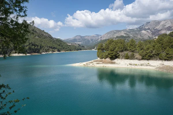 Der Wunderschöne Guadalest Stausee Alicante Spanien — Stockfoto