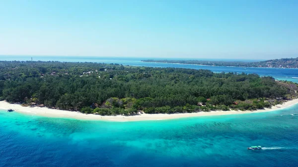 Una Vista Aerea Del Bellissimo Oceano Turchese Nelle Maldive — Foto Stock