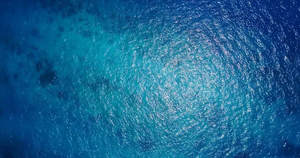 Une Vue Aérienne Eau Bleue Claire Aux Maldives — Photo