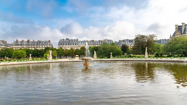 Paris Tuileries Bahçesi Güzel Bir Halk Parkı — Stok fotoğraf