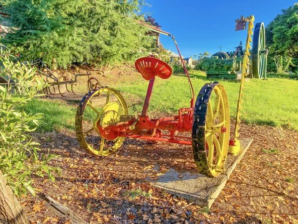 Eine Alte Landmaschinenausstellung Vor Dem History House Museum Glen Innes — Stockfoto