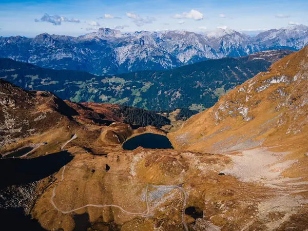 Pemandangan Indah Dari Pegunungan Hochjoch Austria — Stok Foto