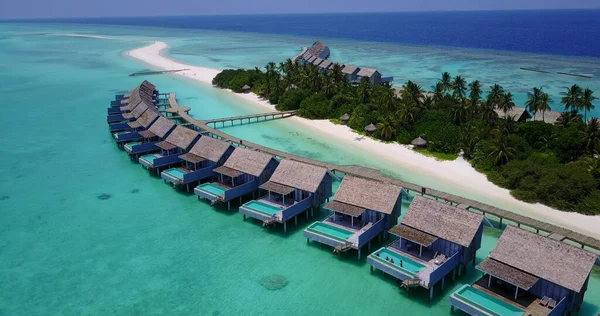 Une Station Tropicale Aux Maldives — Photo