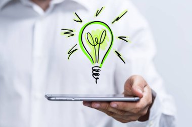 Alternatif kaynaklar tarafından sürdürülebilirlik geliştirme kavramının bir fotoğrafı