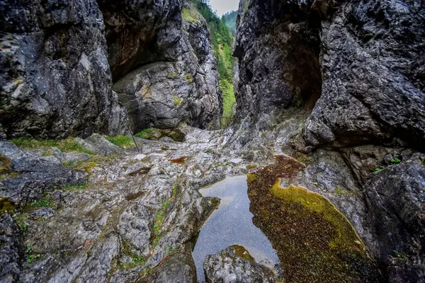 Mały Wodospad Słowackich Górach — Zdjęcie stockowe