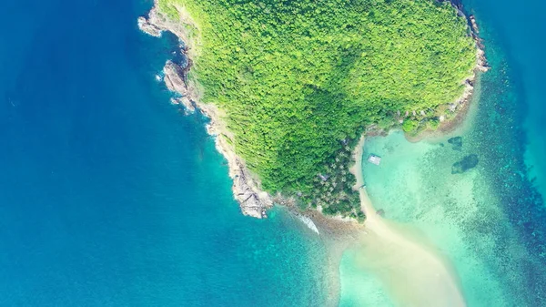 Una Hermosa Vista Isla Con Árboles Tropicales Asia — Foto de Stock