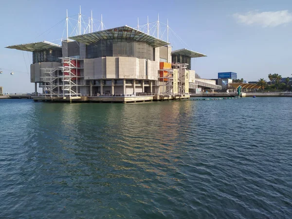 Perspective Shot Lisbon Oceanarium Daytime — Stock Photo, Image