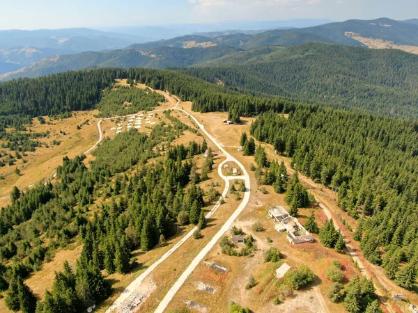 Luftaufnahme Der Bulgarischen Berge Und Landschaft Von Asenovgrad — Stockfoto