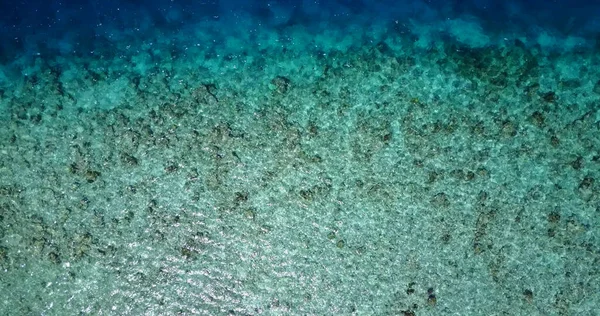 Widok Lotu Ptaka Lazurowej Wody Oceanu Azji — Zdjęcie stockowe