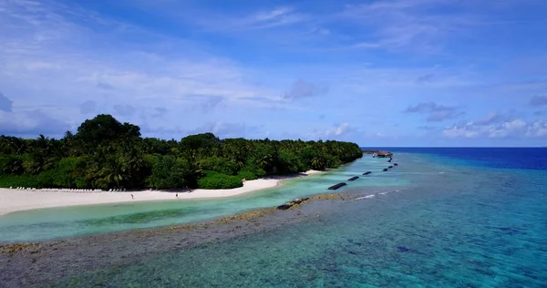 Tropisk Strand Maldiverna — Stockfoto