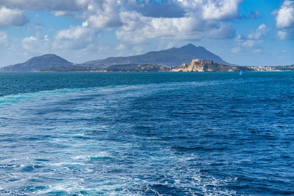 Paysage Marin Avec Ischia Procida Arrière Plan Campanie Italie — Photo