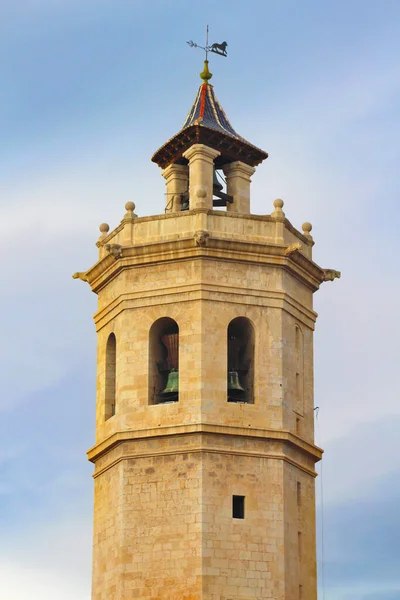 Vertical Shot Fadri Tower Cathedral Castellon Spain — Stock Photo, Image