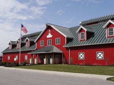 Boonville, Missouri 'deki Warm Springs Çiftliği' ne yakın çekim.