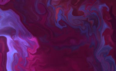 Alkol mürekkebi ve mürekkep renkleriyle modern sıvı sanatının soyut bir tablosu.