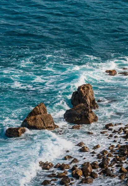 Gros Plan Mer Près Tabarka — Photo