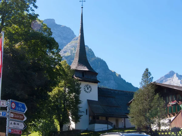 Shot Small Church Mountains — Stock Photo, Image