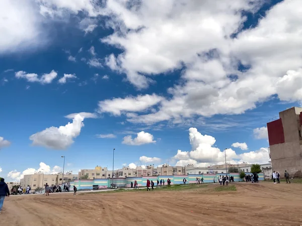 Urban View Cloudy Sky — Stock Photo, Image