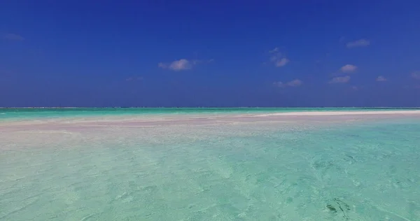 Una Vista Panorámica Del Tranquilo Paisaje Marino Azul Día Soleado —  Fotos de Stock