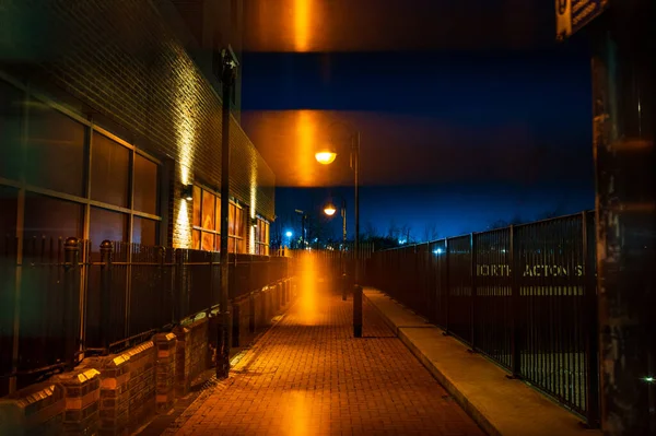 Una Vista Nocturna Calle Londres — Foto de Stock