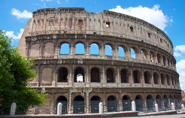 A beautiful shot of the Colosseum