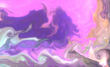 Karışık renklerde güzel yağlı bir tablo - arkaplan ya da duvar kağıdı için mükemmel