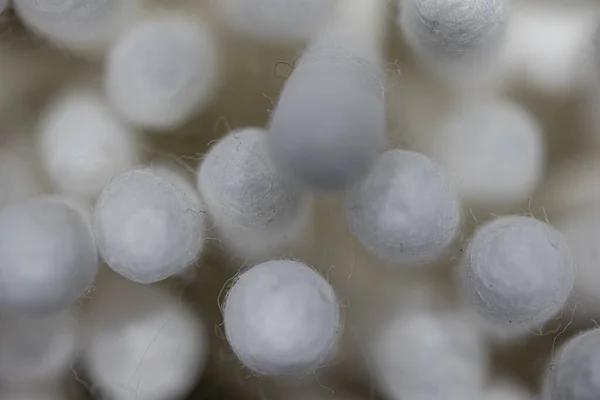 Una Macro Toma Cogollos Algodón Blanco Para Limpiar Las Orejas —  Fotos de Stock