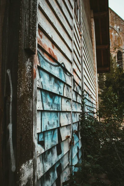 Tiro Vertical Urbex Abandonado — Fotografia de Stock