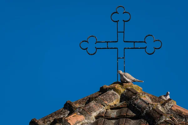 Een Close Shot Van Een Kruis Van Orthodoxe Kerk Servië — Stockfoto