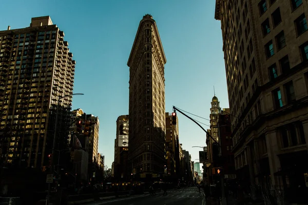 Låg Vinkel Skott Streen New York — Stockfoto