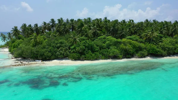Hermoso Paisaje Playa Las Maldivas — Foto de Stock