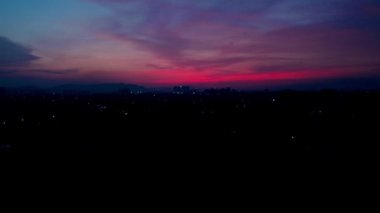 Hindistan 'da güzel bir gün batımı manzarası